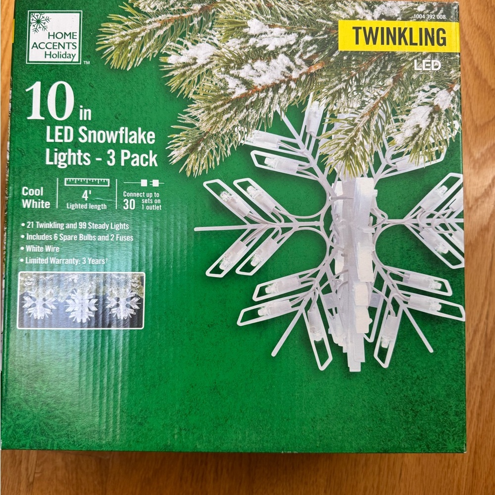 Brand new snowflake lights!!!
